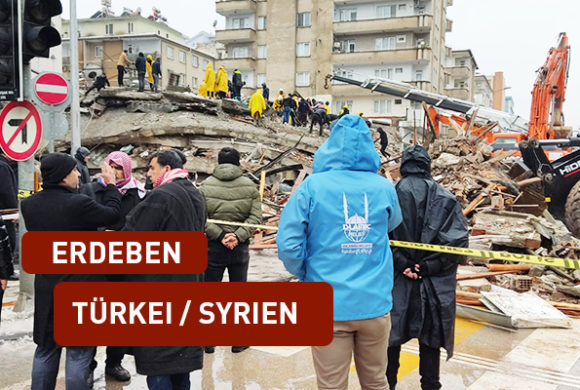 Notfall heftige Erdbeben in der Türkei und Syrien
