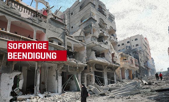 Sofortige Beendigung der Bombenangriffe auf Krankenhäuser in Gaza